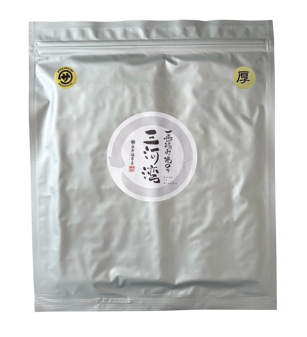 一番摘み焼のり 三河湾プレミアムSE「厚」  板のり10枚入